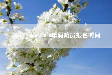 汶上2020年消防员报名时间