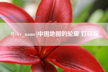 汶上中国地图的轮廓 打印版
