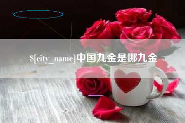 汶上中国九金是哪九金