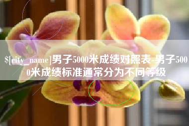 汶上男子5000米成绩对照表-男子5000米成绩标准通常分为不同等级