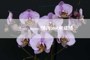 汶上国内5000米成绩