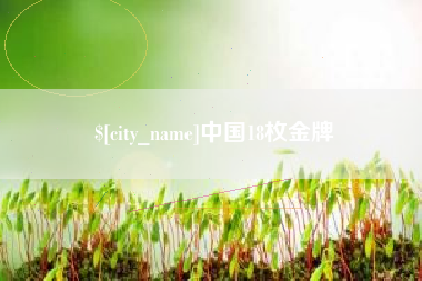 汶上中国18枚金牌