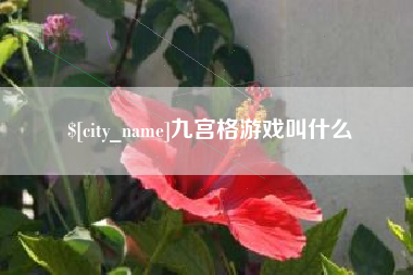 汶上九宫格游戏叫什么