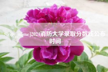 汶上2024消防大学录取分数线公布时间