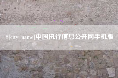 汶上中国执行信息公开网手机版