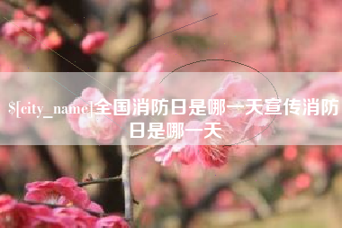 汶上全国消防日是哪一天宣传消防日是哪一天