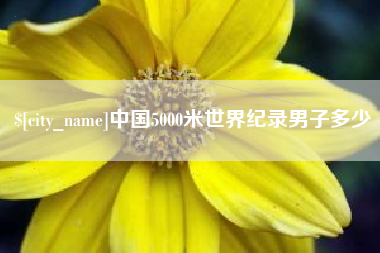 汶上中国5000米世界纪录男子多少