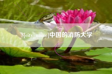 汶上中国的消防大学