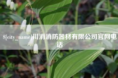 汶上川消消防器材有限公司官网电话