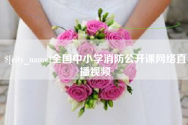 汶上全国中小学消防公开课网络直播视频
