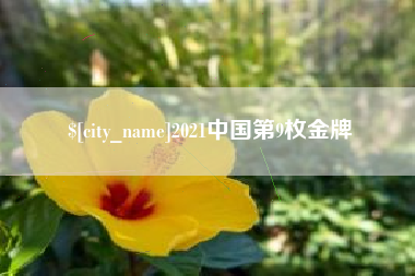 汶上2021中国第9枚金牌