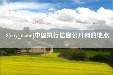 汶上中国执行信息公开网的地点