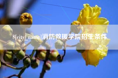 汶上消防救援学院招生条件