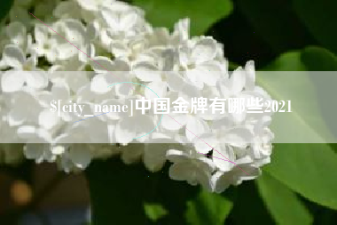 汶上中国金牌有哪些2021