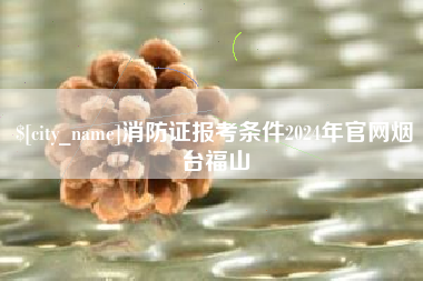 汶上消防证报考条件2024年官网烟台福山
